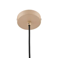 Lindby hanglamp Clarine, beige, Ø 32 cm, metaal