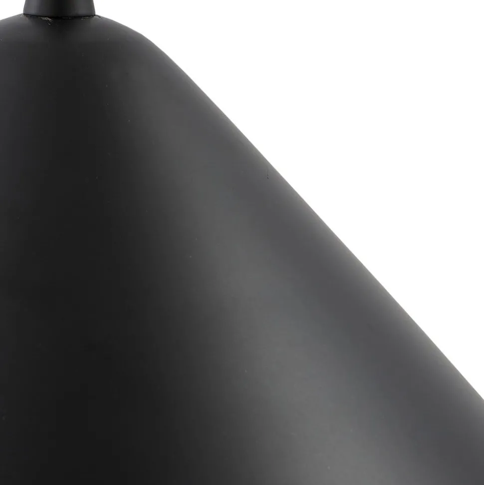 Lindby hanglamp Clarine, zwart/wit, Ø 32 cm, metaal