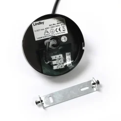 Lindby hanglamp Cliona, zwart, metaal, Ø 31 cm, E27