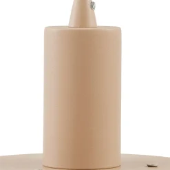 Lindby hanglamp Elorri, beige, Ø 38 cm, metaal