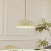 Lindby hanglamp Elover, lichtgroen, Ø 45 cm, ijzer