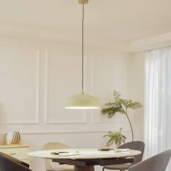 Lindby hanglamp Elover, lichtgroen, Ø 45 cm, ijzer