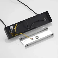 Lindby hanglamp Ferris, 4-lamps, 90cm, hout, E27