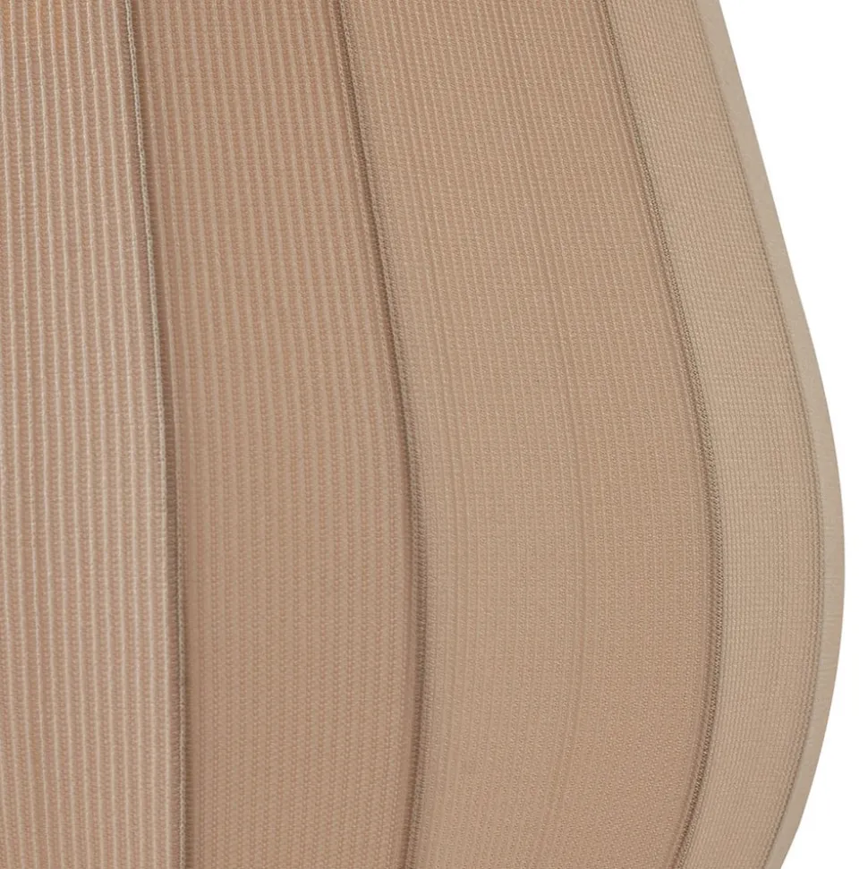 Lindby hanglamp Helin, beige, Ø 30 cm, stof