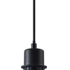 Lindby hanglamp Helin, beige, Ø 30 cm, stof