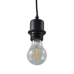 Lindby hanglamp Helin, beige, Ø 30 cm, stof