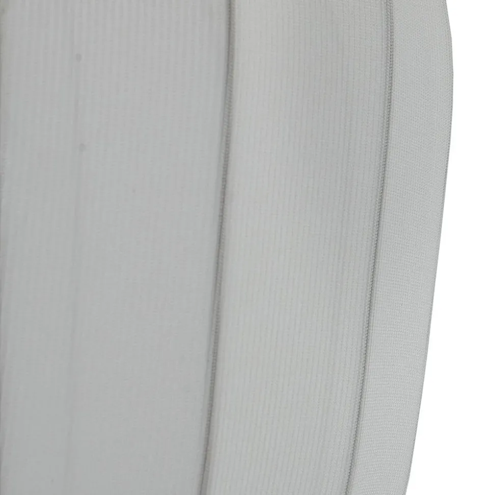 Lindby hanglamp Helin, wit, Ø 35 cm, stof