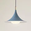 Lindby hanglamp Jarl, blauw, metaal, Ø 35 cm, G9