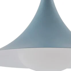 Lindby hanglamp Jarl, blauw, metaal, Ø 35 cm, G9