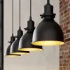 Lindby hanglamp Jasminka, zwart/goud, metaal, 4-lamps.