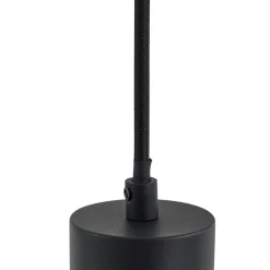 Lindby hanglamp Joffrey, 76 cm, zwart, 4-lamps, GU10