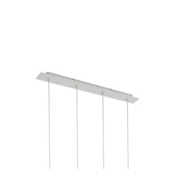 Lindby hanglamp Joffrey, 76 cm, wit, 4-lamps, GU10