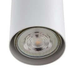 Lindby hanglamp Joffrey, 76 cm, wit, 4-lamps, GU10