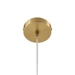 Lindby hanglamp Kupla, opaal/helder, glas, 1-lamp, G9