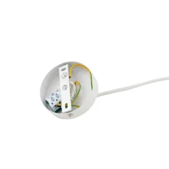 Lindby hanglamp Laylan, wit, Ø 36 cm, metaal