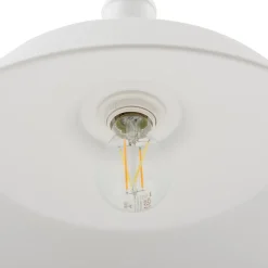 Lindby hanglamp Laylan, wit, Ø 36 cm, metaal