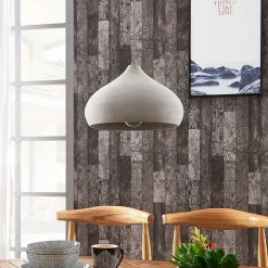 Lindby hanglamp Morton, Ø 29 cm, grijs, beton, E27