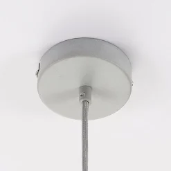Lindby hanglamp Morton, Ø 29 cm, grijs, beton, E27