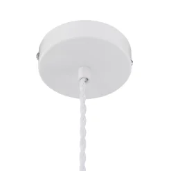 Lindby hanglamp Nielson, Ø 11 cm, beige, gips