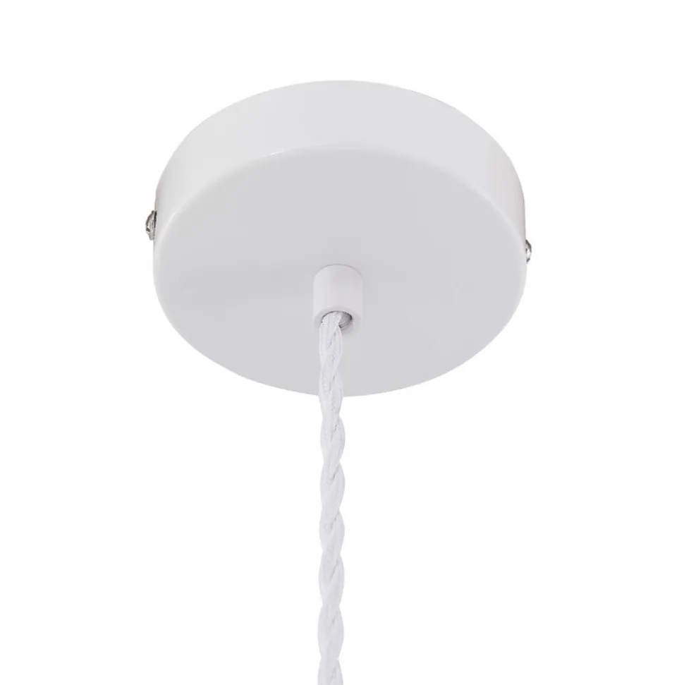 Lindby hanglamp Nielson, Ø 11 cm, beige, gips