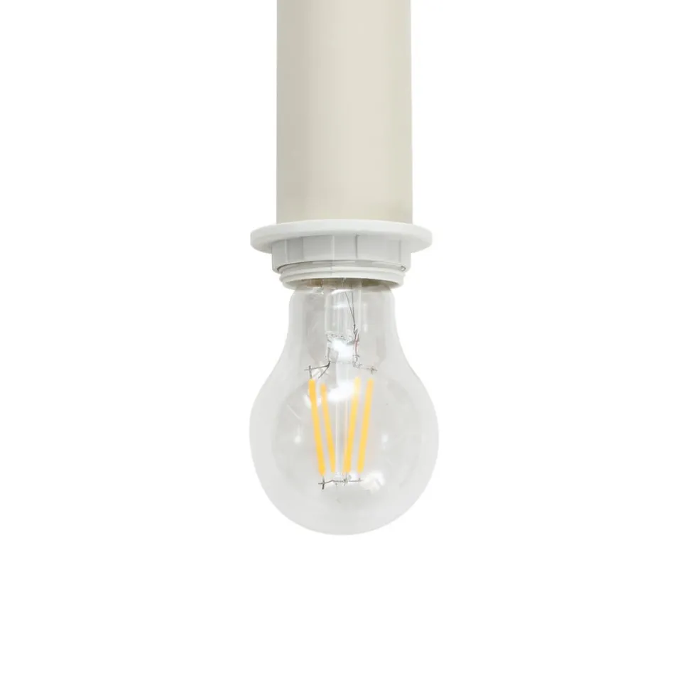 Lindby hanglamp Ovelia, beige, 4-lamps, metaal, E27