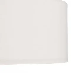 Lindby hanglamp Sebatin, Ø 50 cm, beige, stof, E27