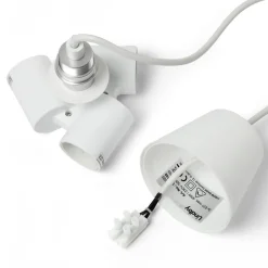 Lindby hanglamp Simaria, bruin/grijs/wit, Ø 60 cm, E27