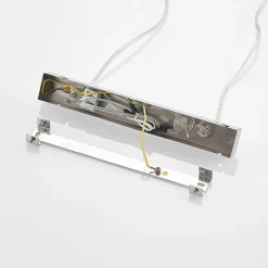 Lindby hanglamp Sofia, 68 cm, 3-lamps, E14, chroom/helder