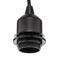 Lindby hanglamp Soula, Ø 26 cm, beige, kunststof, E27