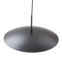 Lindby hanglamp Tiama, metaal, zwart/goud, Ø 40 cm