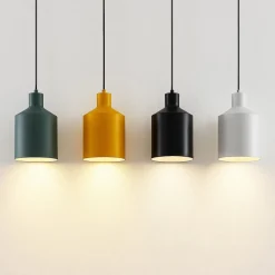 Lindby hanglamp Tirane, kleurrijk, metaal, lengte 94 cm, E27