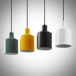 Lindby hanglamp Tirane, kleurrijk, metaal, lengte 94 cm, E27