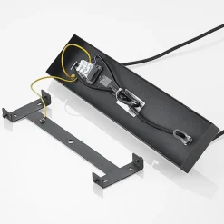 Lindby hanglamp Trebale, E27, Ø 28 cm, 3-lamps, hout