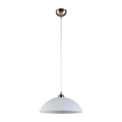 Lindby hanglamp Valeria, wit, glas, Ø 40 cm, E27