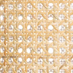 Lindby hanglamp Yaelle, Ø 40 cm, rotan, zwart, E27