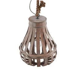 Lindby Haruno hanglamp van rotan, 33 cm