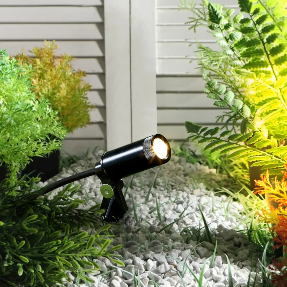 Lindby Heath LED grondspies lamp, 4-delige set