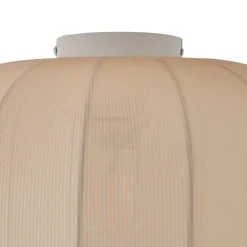 Lindby Helin plafondlamp, beige, stof, Ø 35 cm