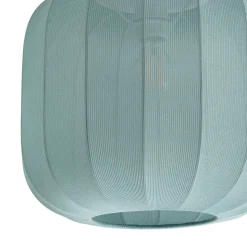 Lindby Helin plafondlamp, blauw, stof, Ø 35 cm