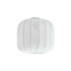 Lindby Helin plafondlamp, wit, stof, Ø 35 cm