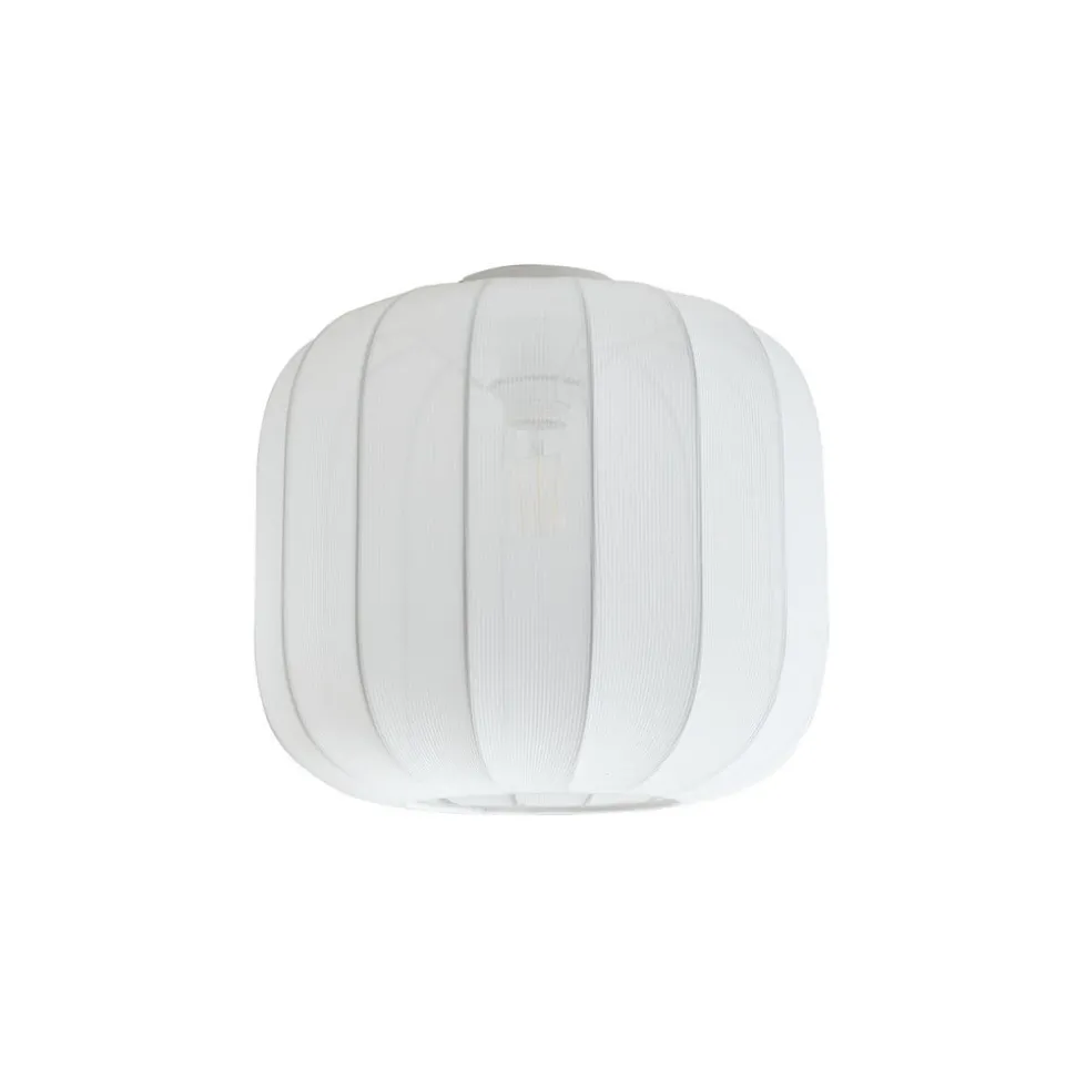 Lindby Helin plafondlamp, wit, stof, Ø 35 cm