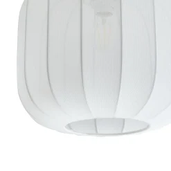 Lindby Helin plafondlamp, wit, stof, Ø 35 cm