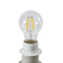 Lindby Helin vloerlamp, beige, textiel, driepoot, 144 cm, E27