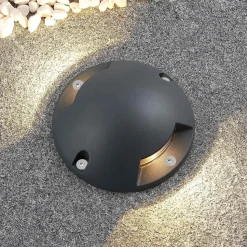 Lindby Huban LED vloerspot, 2-lamps