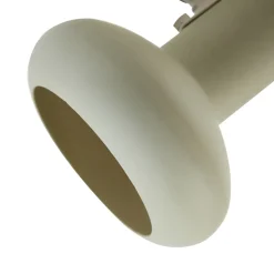 Lindby Huby plafondspot, 2-lamps, crème/lichtgroen, ijzer