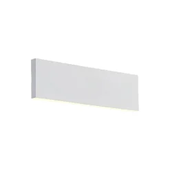 Lindby Ignazia LED wandlamp, 28 cm, wit, metaal, omhoog/omlaag