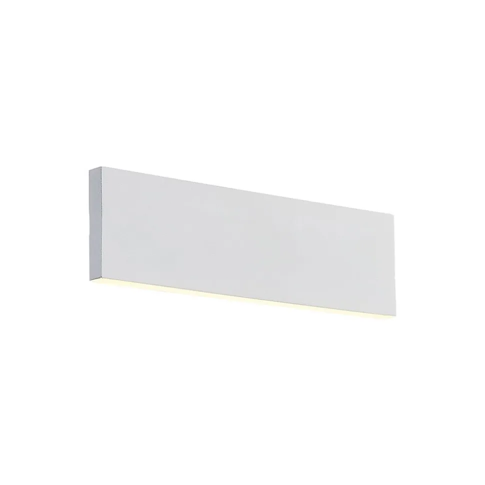 Lindby Ignazia LED wandlamp, 28 cm, wit, metaal, omhoog/omlaag