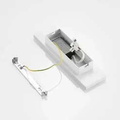 Lindby Ignazia LED wandlamp, 28 cm, wit, metaal, omhoog/omlaag