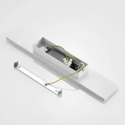 Lindby Ignazia LED wandlamp, 47 cm, wit, metaal, omhoog/omlaag