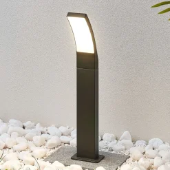 Lindby Ilvita LED tuinpadverlichting, 60 cm, antraciet, metaal, IP54